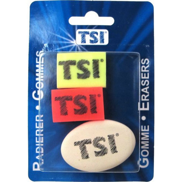 TSI Eraser Package, 3 Erasers